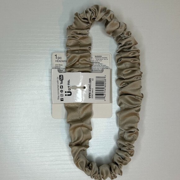NWT tan stretchy headband - Picture 2 of 2